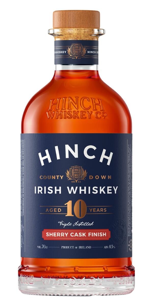 Hinch 10 YO Irish Whiskey Sherry Finish - Vinmonopolet
