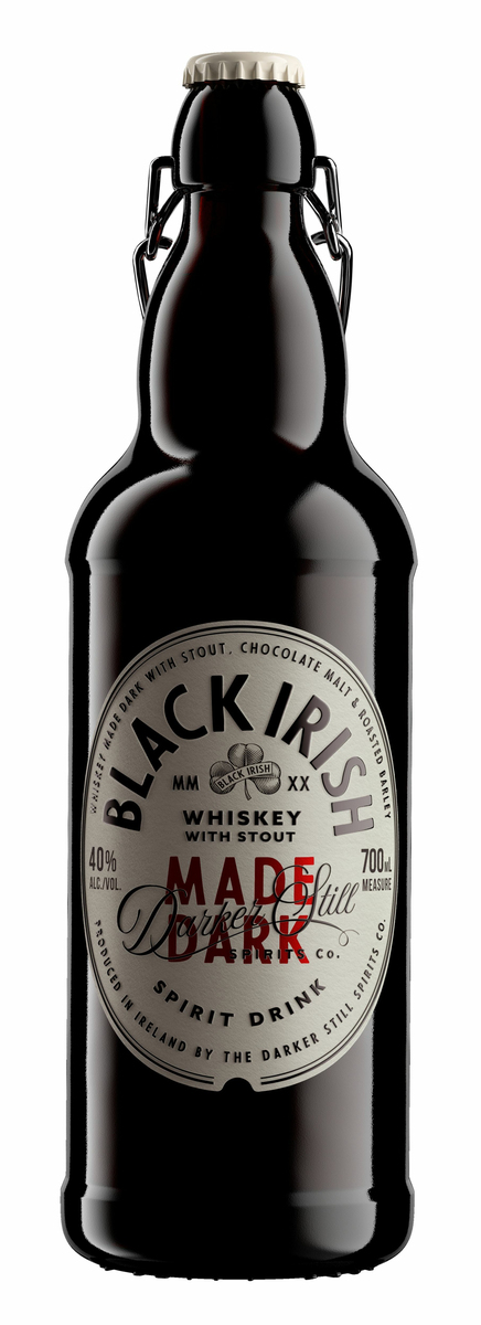 Black irish whiskey with stout