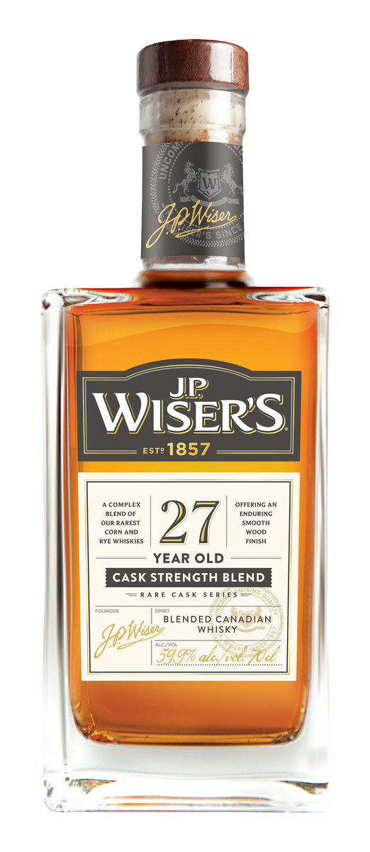 JP Wiser's 27YO Cask Strength Blend Vinmonopolet