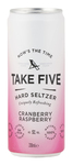 Bilde av produktet Take Five Cranberry Raspberry Hard Seltzer