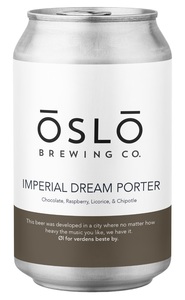 Oslo Brewing Co Imperial Dream Porter Oslo Brewing Co Imperial Dream Porter