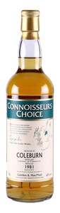 Gordon & MacPhail Coleburn Connoisseurs Choice 1981 Gordon & MacPhail Coleburn Connoisseurs Choice 1981