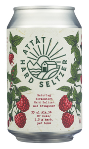 Attåt Hard Seltzer Bringebær