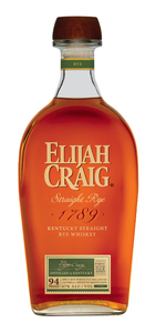 Elijah Craig Straight Rye Whiskey
