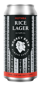 Bilde av Monkey Brew Mothra Rice Lager
