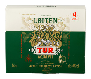 Bilde av Løiten Tur Aquavit (4x5cl)
